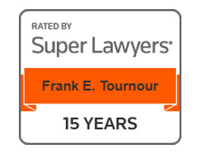 Rated by Super Lawyers | Frank E. Tournour | 15 years